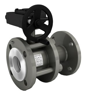 Краны стальные шаровые разборные 11с67п DN 50-150 PN 16 полнопроходные фланцевые под задвижку с редуктором LD купить в Москве | "Проконсим"