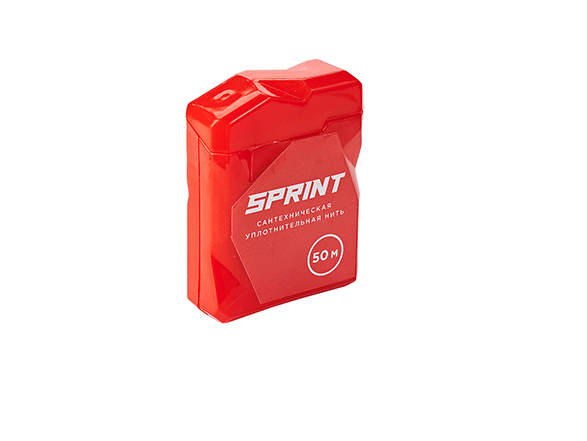 Уплотнительная нить Sprint 50м бокс+50м катушка блистер купить в Москве | "Проконсим"