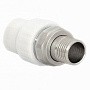 Муфта для радиатора ПП 20-3/4'' PN 25 с американкой белая РТП 14629 купить в Москве | "Проконсим"