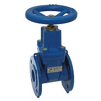 Задвижки чугунные DN 50-400 PN 10(16) с обрезиненным клином Tecofi VOC4241C купить в Москве | "Проконсим"