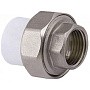 Муфта комбинированная ПП 32-1/2'' PN 25 разъёмная с внутренней резьбой белая PlasticPro купить в Москве | "Проконсим"