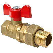 Краны латунные шаровые 11Б27фт1М DN 15-32 PN 40 бабочка американка Valfex.227.LB1 купить в Москве | "Проконсим"