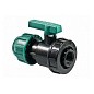 Кран шаровый ПЭ компрессионный комбинированный ВР DN 32-3/4'' PN 10 купить в Москве | "Проконсим"