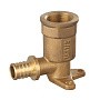 Угольники установочные латунные для PEX труб DN 16-25 PN 16 под надвижную гильзу с внутренней резьбой PLP купить в Москве | "Проконсим"