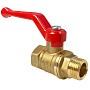Краны латунные шаровые 11Б27фт1М DN 15-50 PN 25-40 рычаг муфта-штуцер Valfex.215.LR1 купить в Москве | "Проконсим"
