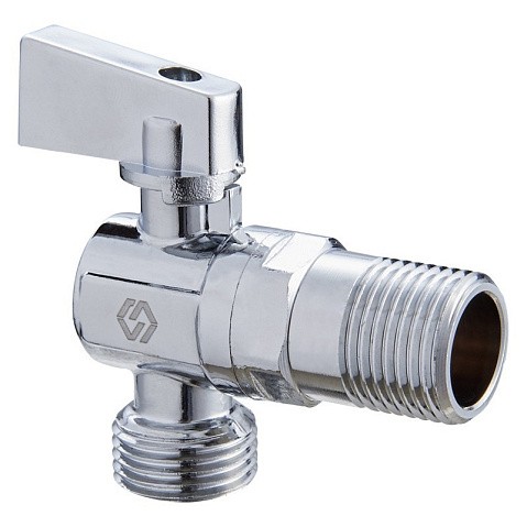 Краны латунные шаровые угловые MVI BV.463 DN 15-15 PN 10 штуцер бабочка купить в Москве | "Проконсим"