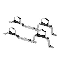 Кронштейн стальной Varmega VM15970 никелированный DN25 195-260мм регулируемый на 2 хомута для коллектора (2 шт.) купить в Москве | "Проконсим"