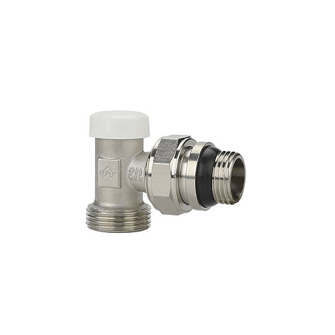 Клапан радиаторный VARMEGA VM10212 DN15x20 PN10 угловой настроечный G-1/2''х3/4'' еврокомус, с уплотнением штуцер купить в Москве | "Проконсим"