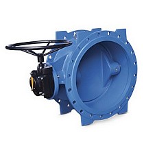 Затворы чугунные дисковые DN 100-1200 PN 10 фланцевые с 2-эксцентриситетами с редуктором FAF 3810 купить в Москве | "Проконсим"