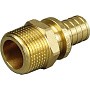 Муфты латунные для PEX труб DN 16-32 PN 10 под надвижную гильзу с наружной резьбой ONE PLUS купить в Москве | "Проконсим"