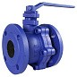 Кран шаровой полнопроходной DN 200 PN 16 чугунный фланцевый 400мм уплотнение PTFE с рукояткой РИДАН 082X4811R купить в Москве | "Проконсим"