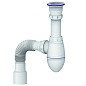 Сифон для умывальника Unicorn А220Р, 40х50 гибкий отвод, 1 1/2'' х40 пластиковая чаша купить в Москве | "Проконсим"