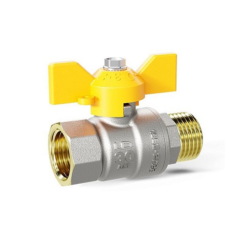 Краны латунные шаровые газовые DN 15-32 PN 25-40 бабочка муфта-штуцер LD Pride GAS купить в Москве | "Проконсим" Краны латунные шаровые газовые DN 15-32 PN 25-40 бабочка муфта-штуцер LD Pride GAS купить в Москве | "Проконсим"