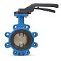 Затвор дисковый поворотный DN 80 PN 16 межфланцевый с резьбовыми проушинами диском из чугуна уплотнение-Viton ручной FAF 3652080 купить в Москве | "Проконсим"