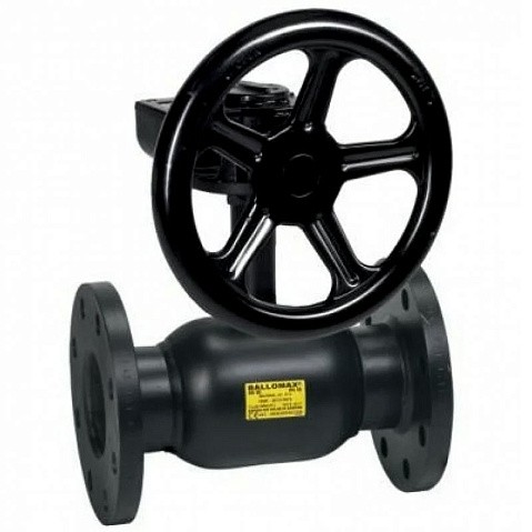 Кран стальной шаровой цельносварной Broen Ballomax, DN 200 PN 16, 410мм, стандартнопроходной, фланцевый с редуктором купить в Москве | "Проконсим"