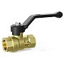 Кран латунный шаровой DN 15 PN 16 под манометр G1/2''хG1/2'' муфта-муфта рычаг LD Pride 44.341.15 купить в Москве | "Проконсим"