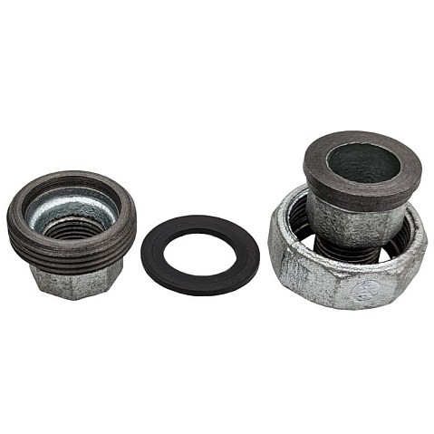 Американка чугунная оцинкованная DN40 PN16 м-шт с прокладкой Fittex Plus купить в Москве | "Проконсим"