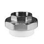 Муфта комбинированная разъёмная VALFEX 40 PN 25 G-1 1/2 американка-ВР белая купить в Москве | "Проконсим"