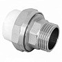 Муфты ПП DN 32-75 PN 25 комбинированные разъёмные с наружной резьбой белые РТП купить в Москве | "Проконсим"