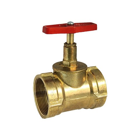 Клапан латунный пожарный прямой DN50 PN16 под газовый ключ муфта-муфта Цветлит купить в Москве | "Проконсим"