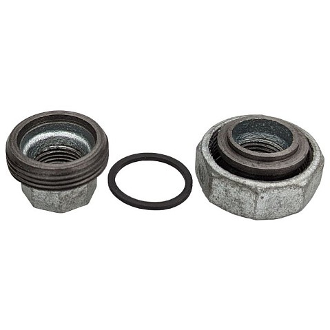 Американка чугунная DN 15-50 PN 16 оцинкованная муфта-муфта с плоской прокладкой Fittex Plus купить в Москве | "Проконсим" Американка чугунная DN 15-50 PN 16 оцинкованная муфта-муфта с плоской прокладкой Fittex Plus купить в Москве | "Проконсим"