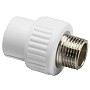 Муфта комбинированная ПП 20-1/2'' PN 25 с наружной резьбой белая VALFEX купить в Москве | "Проконсим"