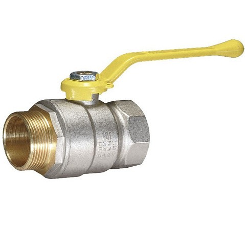Краны латунные шаровые газовые DN 15-50 PN40 никелированные рычаг муфта-штуцер Temper серия 83 ГОСТ Р 59553 купить в Москве | "Проконсим" Краны латунные шаровые газовые DN 15-50 PN40 никелированные рычаг муфта-штуцер Temper серия 83 ГОСТ Р 59553 купить в Москве | "Проконсим"