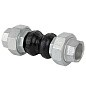 Компенсатор EPDM с оцинкованными чугунными резьбовыми патрубками DN 15 PN 16 Рашворк 505-015-16 купить в Москве | "Проконсим"