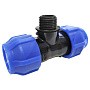Тройник компрессионный переходной Valfex DN-20 PN-16 G-1/2'' НР