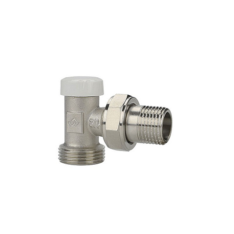 Клапан радиаторный VARMEGA VM10202 DN15x20 PN10 угловой настроечный с еврокомусом G-1/2х3/4'' штуцер купить в Москве | "Проконсим"