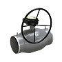 Краны стальные шаровые регулирующие DN 125-300 PN 25 цельносварные приварные с редуктором LD Energy Regula купить в Москве | "Проконсим"