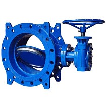 Затворы чугунные дисковые DN 200-1200 PN 10(16) фланцевые с 2-эксцентриситетами с чугунным диском редуктором СибЗТА купить в Москве | "Проконсим"