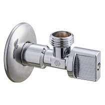 Краны латунные шаровые угловые MVI BV.464 DN 15-20 PN 10 штуцер бабочка купить в Москве | "Проконсим"