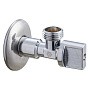 Краны латунные шаровые угловые MVI BV.464 DN 15-20 PN 10 штуцер бабочка купить в Москве | "Проконсим"