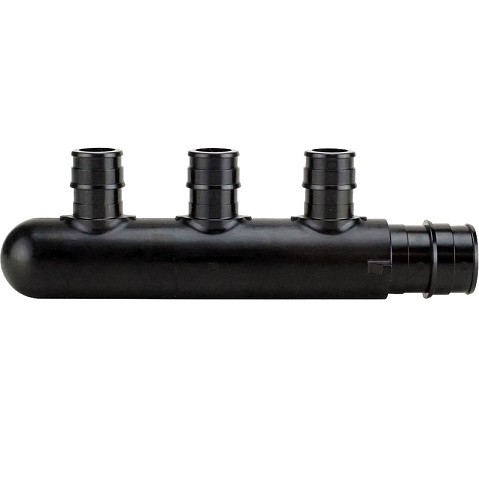 Коллектор PPSU для PEX труб 25х16х25 PN 10 OP под надвижную гильзу 3 выхода ONE PLUS купить в Москве | "Проконсим"