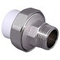 Муфта комбинированная ПП 20-3/4'' PN 25 разъёмная с наружной резьбой белая VALFEX  купить в Москве | "Проконсим"