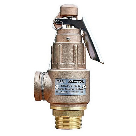 Клапан предохранительный АСТА-П361-М-Р DN 15х15-50х50 PN 40 резьбовые купить в Москве | "Проконсим" Клапан предохранительный АСТА-П361-М-Р DN 15х15-50х50 PN 40 резьбовые купить в Москве | "Проконсим"
