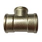 Тройник латунный никелированный DN 20-15-20 PN 40 муфта-муфта-муфта переходный купить в Москве | «Проконсим»