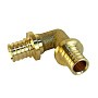Угольники латунные для PEX труб DN 16-20 PN 16 под надвижную гильзу Valfex VF.451.AF купить в Москве | "Проконсим"