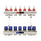 Коллекторная группа из латуни DN 25-7 вых. G-3/4'' евроконус, с расходомерами, без дренажного крана и воздухоотводчика VARMEGA VM15407 купить в Москве | "Проконсим"