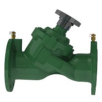 Клапаны балансировочные DN 32-600 PN 16 фланцевые с измерительными ниппелями GALA Тип. 1216H купить в Москве | "Проконсим"