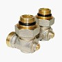 Узел нижнего подключения Vekotrim DN 15 PN 10 угловой двухтрубный 15-3/4'' с ниппелем, штуцер купить в Москве | "Проконсим"