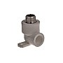 Угольник установочный двойной ПП 20-1/2'' PN 25 с наружной резьбой серый купить в Москве | "Проконсим"