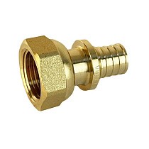 Муфты латунные для PEX труб DN 16-20 PN 16 под надвижную гильзу с накидной гайкой Valfex VF.422.AF купить в Москве | "Проконсим"
