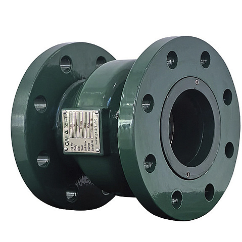 Клапан обратный осевой DN250 PN16  корпус-чугун, прижимное кольцо-нержавеющая сталь, фланцевый до 80гр. GALA Тип.5104 купить в Москве | "Проконсим"