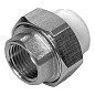 Муфта комбинированная ПП 32-1 1/4'' PN 25 разъёмная с внутренней резьбой белая РТП 10621 купить в Москве | "Проконсим"