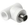 Тройник комбинированный ПП 32-1/2'' PN 25 с наружной резьбой белый Pro Aqua PA25015 купить в Москве | "Проконсим"