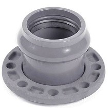 Патрубки НПВХ раструбные SDR26 DN 90-315 PN 10 с металлическим фланецем Хемкор купить в Москве | "Проконсим"