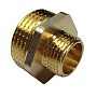 Ниппели латунные никелированные DN 20-32 PN 40 штуцер-штуцер переходный купить в Москве | "Проконсим"