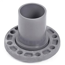 Патрубки НПВХ гладкие SDR26 DN 90-315 PN 10 с металлическим фланецем Хемкор купить в Москве | "Проконсим"